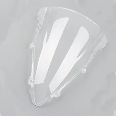 Immagine di Motocicletta Doppia protezione dello schermo del parabrezza Shield Vento per YZF R6 2003 2005 R6s 2006 2009 (Transparente)