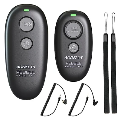 Immagine di Telecomando wireless per fotocamera Canon EOS R5 C, R3, R6, 5D, Fujifilm GFX 50S II, Olympus E M1 Mark III, M5 III; sostituisce TC 80N3, RS 60E3, Fuji RR 100, RM CB2