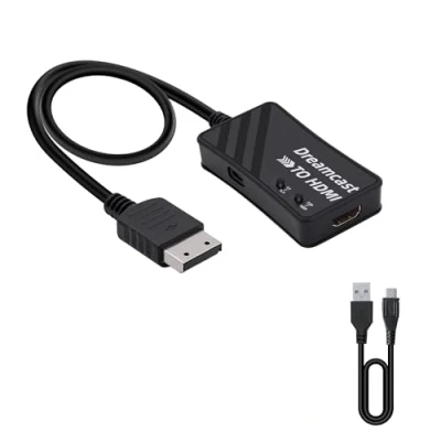 Immagine di Mcbazel Adattatore HDTV HDMI per Dreamcast, Dreamcast a Convertitore Supporto Del Rapporto Schermo 4:3/16:9, Risoluzione 720p o 1080p