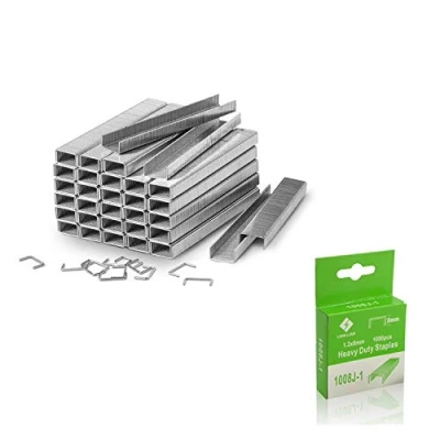 Immagine di Meiyijia Set di pinzatrici a mano, pinzatrice robusta 3 in 1, potente cucitrice per utensili con potenza tiro regolabile, tra cui 7600 graffette ed estrattore (tipo D 4000)