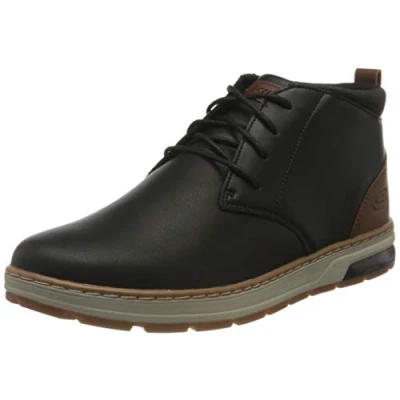 Immagine di Skechers Segment 2.0 Stivaletti stringati, Uomo, Taglia: 42, Black Pelle
