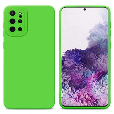 Immagine di Cadorabo Custodia compatibile con Samsung Galaxy S20 PLUS in FLUID VERDE Coperchio protettivo silicone TPU flessibile