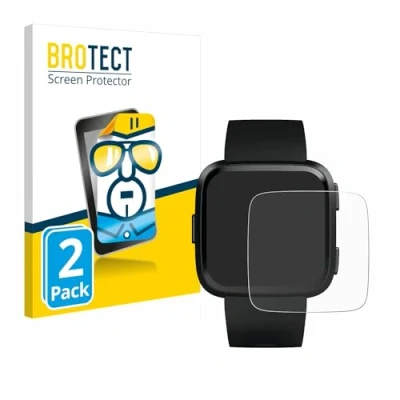 Immagine di brotect Pellicola Protettiva per Fitbit Versa/Lite/Special Edition Protezione Schermo (2 Pezzi) [Trasparente, Anti Impronte]
