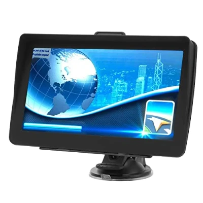 Immagine di Navigatore per auto, comandi vocali Navigazione GPS portatile touch screen da 7 pollici camion