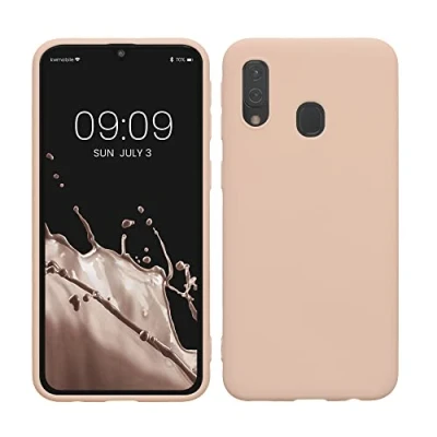 Immagine di kwmobile Custodia Compatibile con Samsung Galaxy A40 Cover Back Case per Smartphone in Silicone TPU Protezione Gommata coconut swirl