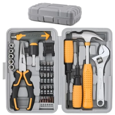 Immagine di Set Hi Spec 30pz Kit di attrezzi compatti per casa e ufficio fai da te. iniziale riparazioni domestiche in una scatola portatile