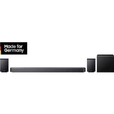 Immagine di Samsung Q Serie HW Q935GF 9.1.4 Kanal Soundbar Nero Bluetooth®, Dolby Atmos®, incl. Subwoofer senza fili, Fissaggio a parete, WLAN