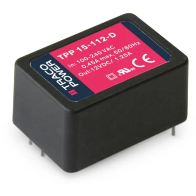 Immagine di TracoPower TPP 15 124 D Alimentatore A commutazione. 0.62 W 24 V/DC 1 pz.