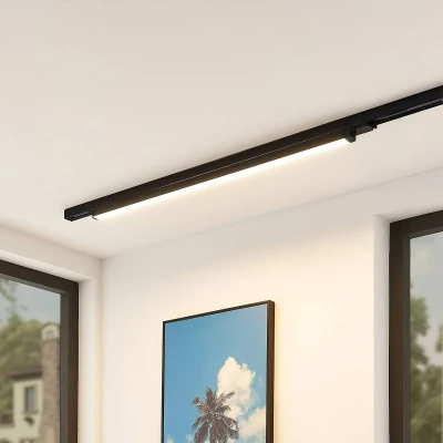 Immagine di Arcchio Faretto a binario &#039;Harlow&#039; (Moderno) colore Nero, in Alluminio ad es. Studio &amp; Ufficio, lampadina inclusa Lampade da tavolo davanzale