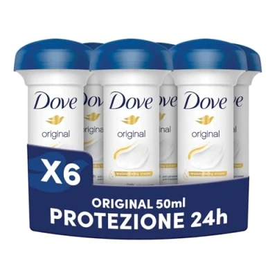 Immagine di Dove Original Crema Deodorant Bastone 6 Pezzi di 50 ml