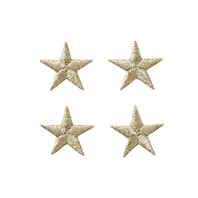 Immagine di Mono Quick GmbH Applicazioni Fashion And Home Stirabile Stelle ca. 1,7 cm Argento 4 Pezzi