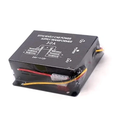 Immagine di Sound Way Convertitore cc dc Auto 30A 24v a 12v, Trasformatore di Tensione Camion Camper, Adattatore step down 360W