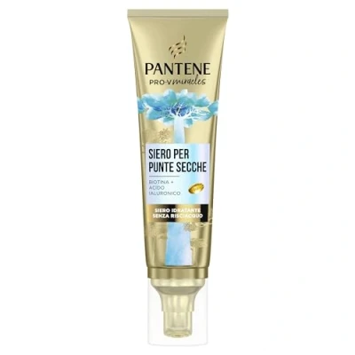 Immagine di Pantene Idratati &amp; Lucenti Siero Per Punte Secche con Biotina 70ml. Capelli Secchi, Danneggiati. Pro V Miracles Trattamento Acido Ialuronico ed Essenza di Baobab. Uso Quotidiano
