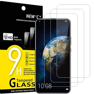 Immagine di NEW&#039;C 3 Pezzi, Vetro Temperato per Honor Magic 2, Pellicola Prottetiva Anti Graffio, Impronte, Senza Bolle, Durezza 9H, 0,33mm Ultra Trasparente, Resistente