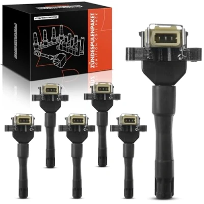 Immagine di 6 X bobina di accensione modulo 12 V 3 poli Sostituzione per 3er E36 5er E34 7er E32 2.0L 2.5L 3.8L 1986 1999 12131748394