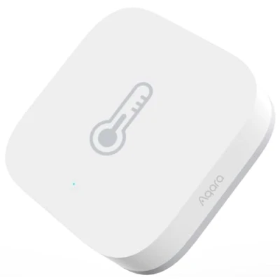 Immagine di Aqara sensore di temperatura e umidità TH S02D Bianco Apple HomeKit, Alexa, Google Home