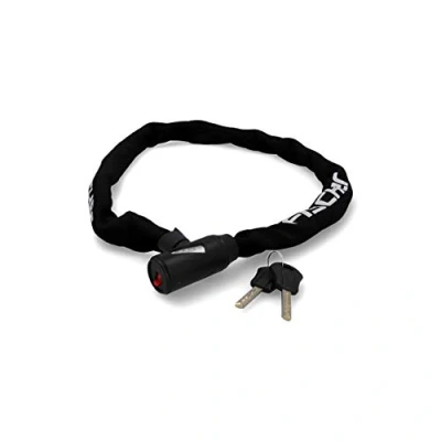 Immagine di FISCHER Lucchetto a catena con rivestimento in neoprene 2 chiavi, 15 x 7 cm