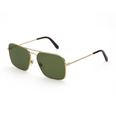Immagine di Lunettes De Soleil Retrosuperfuture Pri Iggy 2.0 Col. Vert Unisexe Carré Or