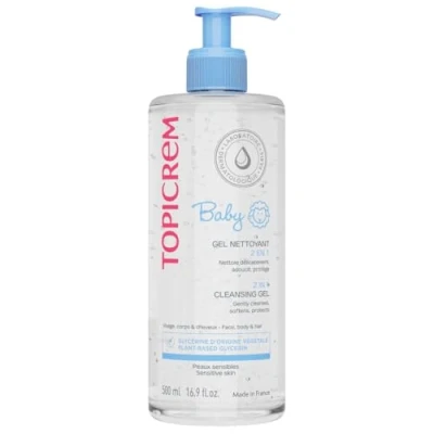 Immagine di Topicrem 6198055031 Gel detergente 2 in 1, 500 ml, 0 m+