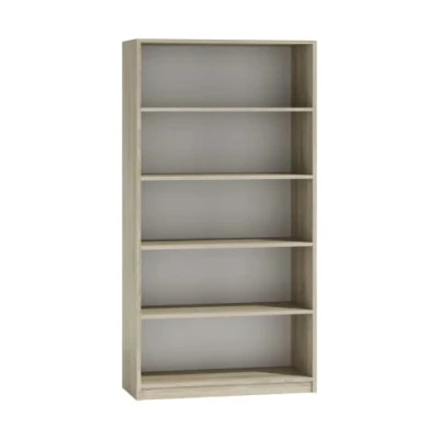 Immagine di ADGO Libreria con scomparti, adatta per documenti, scaffale stretto adatto l’ufficio e tenere in ordine gli oggetti (R80, Quercia di Sonoma)