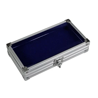Immagine di Safe 5872 vetrina in alluminio per spille con coperchio trasparente 195 x 110 40 mm