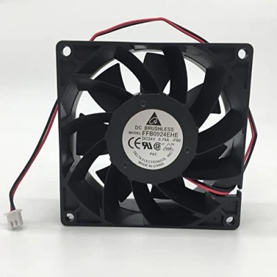 Immagine di Delta Electronics FFB0924EHE DC 24V 0.75A 92x92x38mm 2 Wire Server Cooling Fan