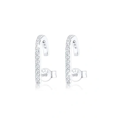 Immagine di Elli Donna 925 Argento Rotonda bianco Ossido di zirconio