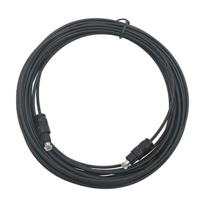Immagine di Toslink Cavo audio digitale SPDIF in fibra ottica di 10 m, colore: Nero 15 m