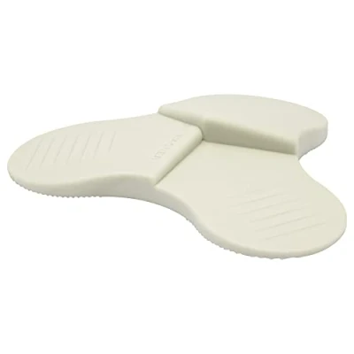 Immagine di WAGNER Fermaporta 3STOP GRIGIO CHIARO Diametro Ø 108 x 19 mm I Cuneo da inserire sotto di design in elastomero innovativo 15698301