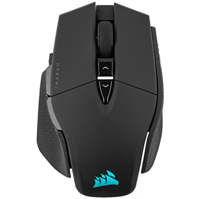 Immagine di CORSAIR M65 RGB ULTRA Wireless Mouse da Gioco FPS Sintonizzabile 26.000 DPI Sub 1ms Sistema di Peso Batteria fino a 120 Ore Compatibile con iCUE PC, Mac, PS5, PS4, Xbox Nero