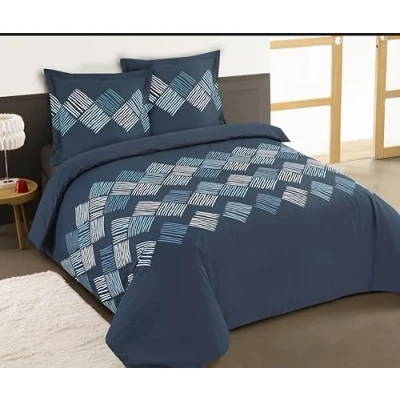 Immagine di Vision Parure da letto Nora Set copripiumino 240 x 220 cm con 2 federe per matrimoniale 100% cotone
