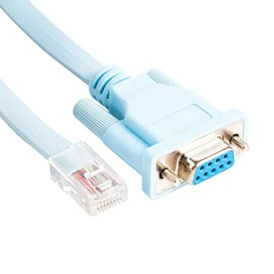 Immagine di DB9 RJ45 Console Rollover Cavo USB RS232 a Cab Router per Cisco Huawei ecc (RJ45 BLU)