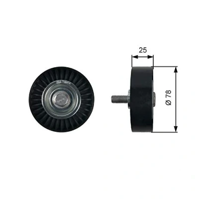 Immagine di Galoppino/Guidacinghia, Cinghia Poly V GATES T36412