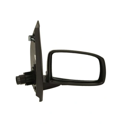 Immagine di specchio retrovisore esterno Tyc 309 0039 Dx nero convesso, per a regolazione manuale FIAT: Panda II Hatchback
