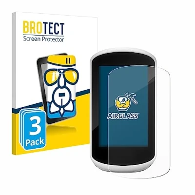 Immagine di brotect Pellicola Protettiva Vetro per Garmin Edge Explore 2018 Protezione Schermo (3 Pezzi) [Durezza Estrema 9H, Chiaro]