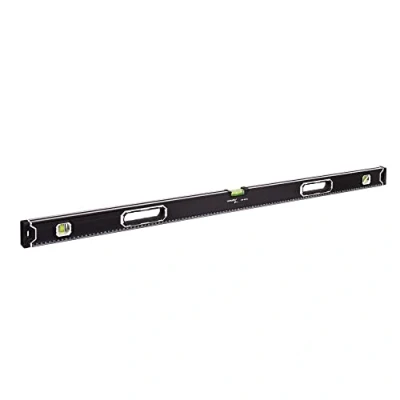 Immagine di MIVOS Livella a bolla in alluminio 120 cm con sistema magnetico e alloggiamento 3 libellule Alta precisione magnetica