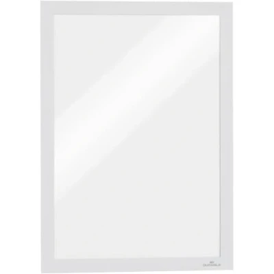 Immagine di Durable 487202 Cornice informativa autoadesiva Bianco (L x A) 236 mm 322 DIN A4