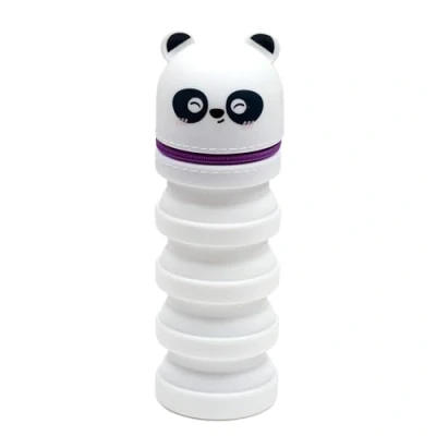 Immagine di Puckator Astuccio Portapenne Telescopico Pop Up in Silicone Panda Animali Dolci