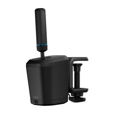 Immagine di Logitech G RS Shifter and Handbrake con commutazione facile della modalità, impugnatura regolabile in altezza e morsetto da tavolo, per unità PRO Series Wheels, PS, Xbox, PC Racing Nero
