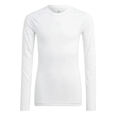 Immagine di adidas Performance Langarm Maglietta intima per bambini, Taglia: 11 12a, Weiss