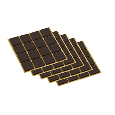 Immagine di Metafranc autoadesivi in Feltro, Pezzi, Protezione Efficace per mobili, Set di feltrini delicati, sedie e Pavimenti, 644946, Marrone, 22 x mm (80 Stück)