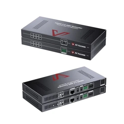 Immagine di AV Access ARC HDMI Extender (HDBaseT) 4K@60Hz fino a 70m/230 piedi, HDR10 e Effetti 3D, Audio S/PDIF, Canale di Ritorno Audio, Gestione EDID, HDCP 2.2, PoC 2 vie + IR RS232, su Cavo Cat 5e/6/7