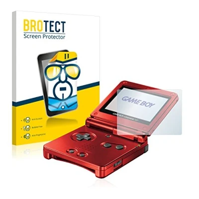 Immagine di brotect Pellicola Protettiva per Nintendo Gameboy Advance GBA SP Protezione Schermo (2 Pezzi) [Trasparente, Anti Impronte]