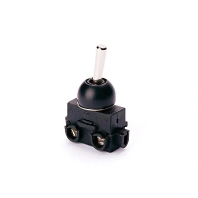 Immagine di Interruttore A levetta On/Off 250 V luci 1 poli 2 (1) LS oro argento antico lampade da tavolo parete, Nero