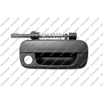 Immagine di PRASCO PG0578001 Maniglia Apriporta Esterno, anteriore Dx con foro per chiave nero