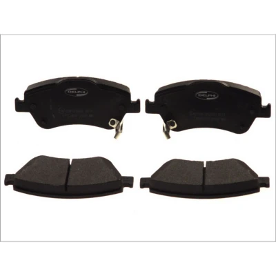 Immagine di DELPHI LP2102 Kit pastiglie freno con segnalatore acustico usura lamierino anticigolío senza accessori TOYOTA: Auris Hatchback