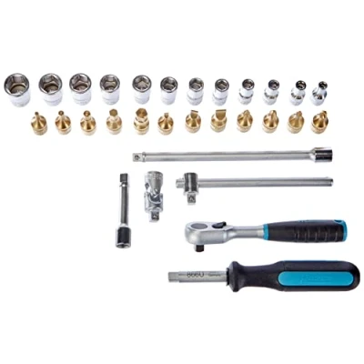 Immagine di Kit di chiavi a bussola metrico 1/4 (6.3 mm) 30 parti Hazet 854