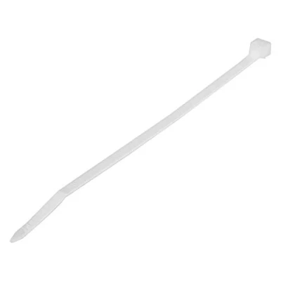 Immagine di Poly Pool PP0310.1 Set di 100 fascette per cablaggi all&#039;interno apparecchiature elettriche, 3.5 mm x 200 mm, diametro serraggio da 2 a 50 Bianco