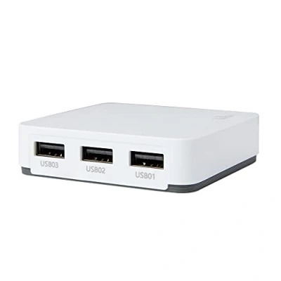 Immagine di LOYALTY SECU Server di Stampa a 3 Porte RJ45 trasforma la Stampante USB in modalità Rete pochi Secondi (RJ45+WiFi)