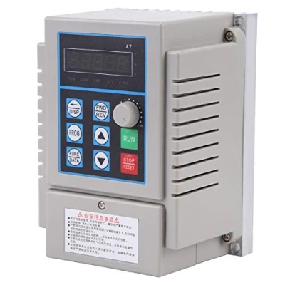 Immagine di Cuifati AT2 0450X 220VAC Convertitore a frequenza variabile Universale Regolatore di velocità VFD ad Alte Prestazioni Controllo PWM per Motore CA da 0,45 kW monofase